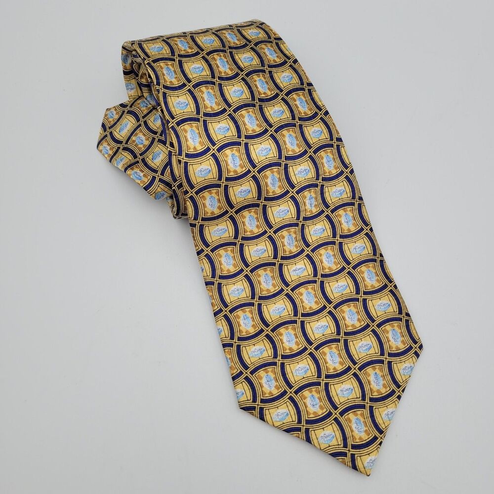 Pfizer Pharmaceuticals 100% Silk Tie Little Blue Boner Pill Promo 4x58